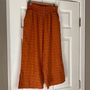 Aerie Culottes pants orange medium